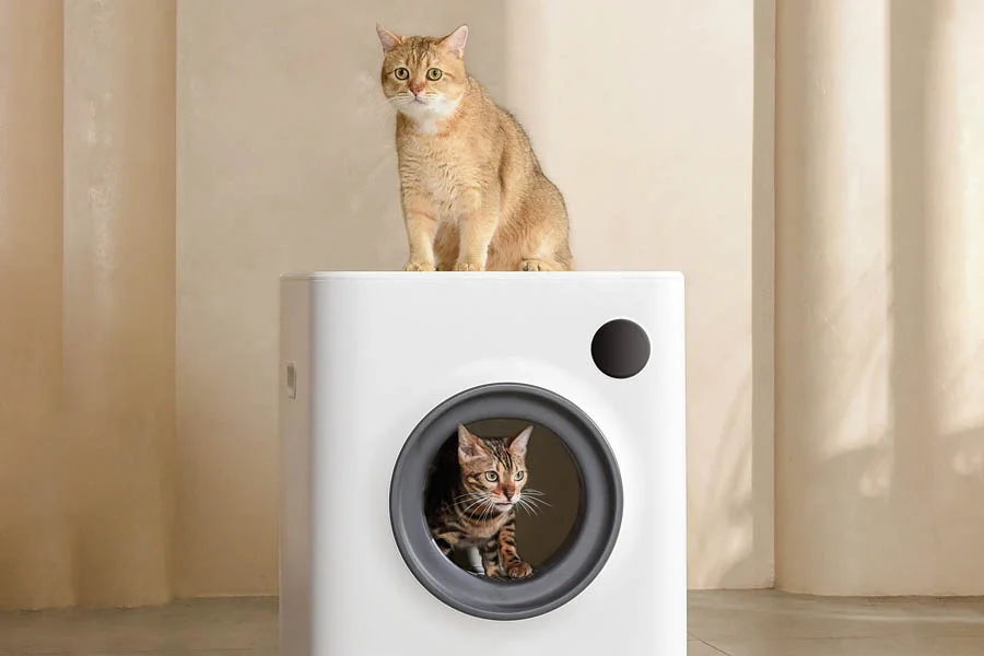 cat robot litter